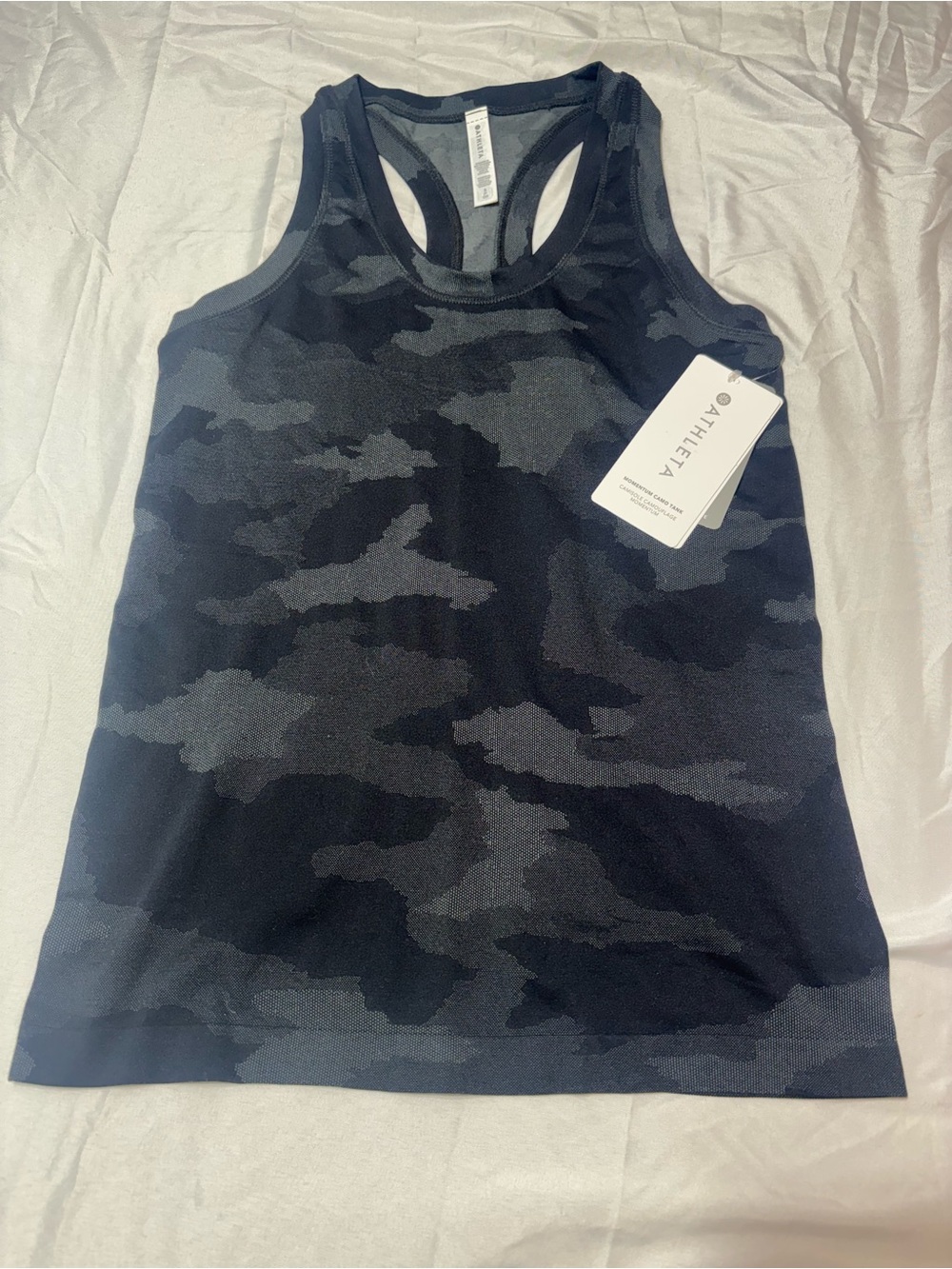 NWT Athleta Momentum Seamless Camo Tank Top Small Racerback 657787